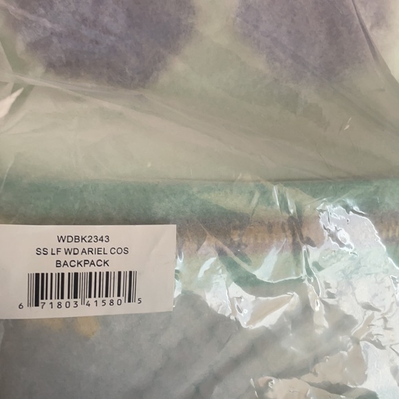 New Loungefly Disney The Little Mermaid Sequin and Pearls Mini Backpack - Picture 4 of 5